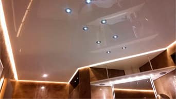 Spanndecke im Badezimmer